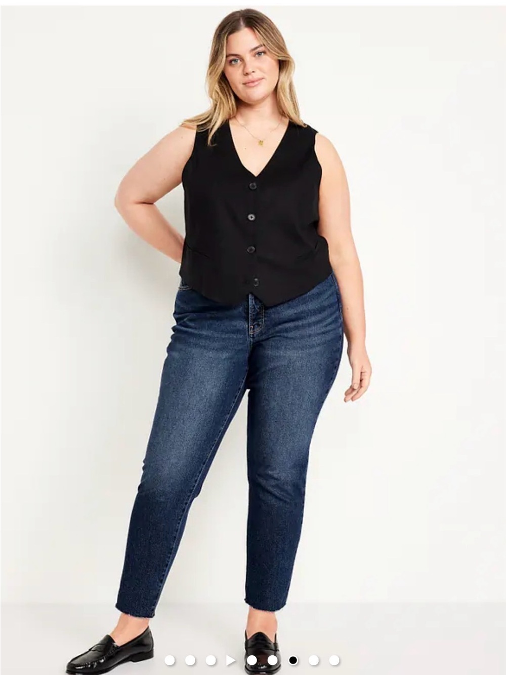 Old Navy OG Straight Women's Medium Blue Jeans Size 8